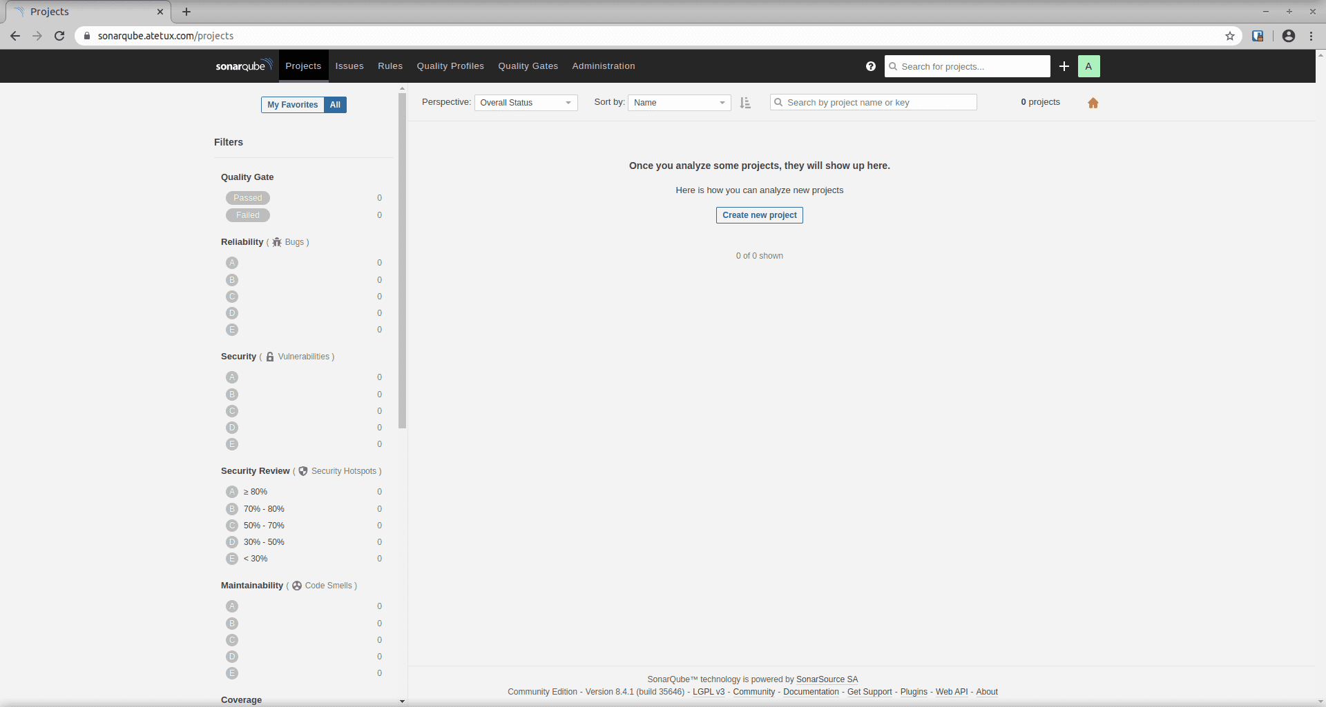 How to Install SonarQube 8.4 on Debian 10 - Linux Tutorial - Atetux