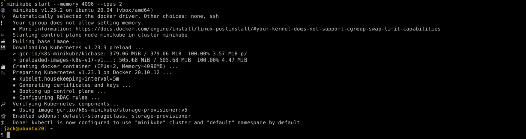 How To Install Docker and Minikube for Kubernetes on Ubuntu 20.04 - Atetux